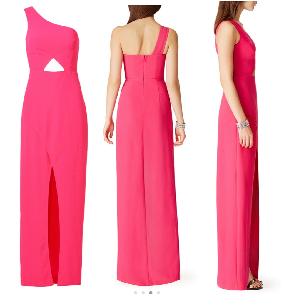 BCBGMaxAzria FUCHSIA KAURA GOWN